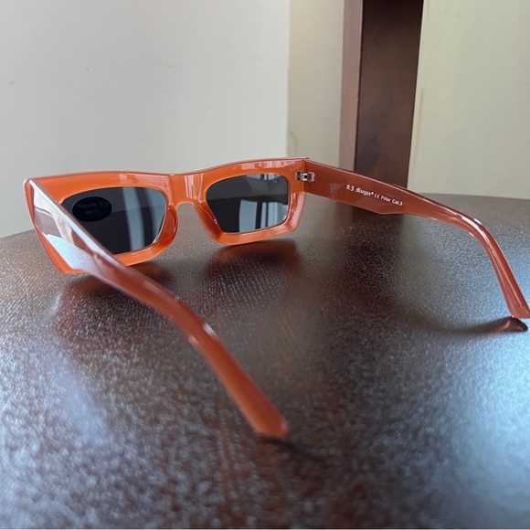 ASOS AJ Morgan brown retro square frame sunglasses - Picture 7 of 9